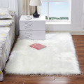 Classic Faux Soft SheepSkin Hover Coup Soup Tabine Silon Shaggy Area Rapis pour le canapé de chambre à coucher Tapis de fourrure, gris